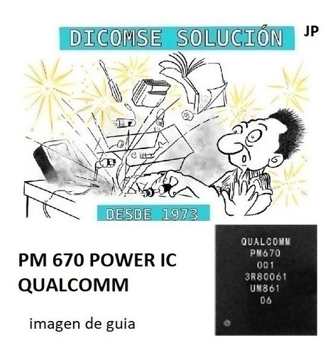 Circuito Integrado Pm670 Power Ic Qualcomm Bga Pm 670 0