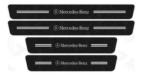 Protector Zócalo Mercedes Benz 4 Ps Símil Kevlar Adhesivo 3m 0
