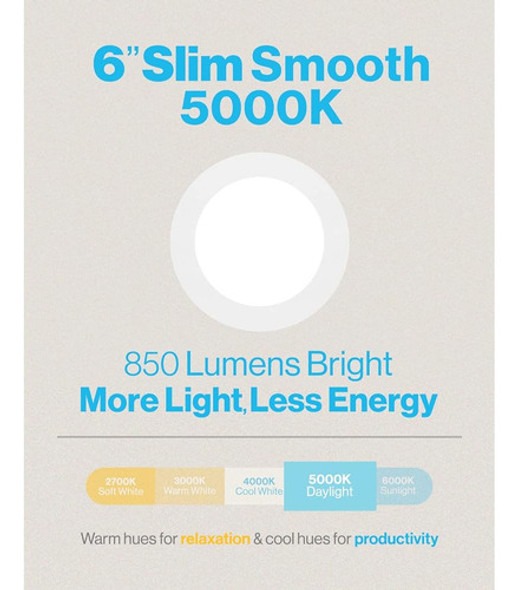 Sunco Lighting Ultra Thin Led Empotrable Lámpara De Techo Sa 1