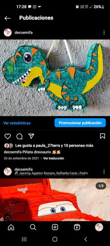 Piñata Dinosaurio Personalizada 1
