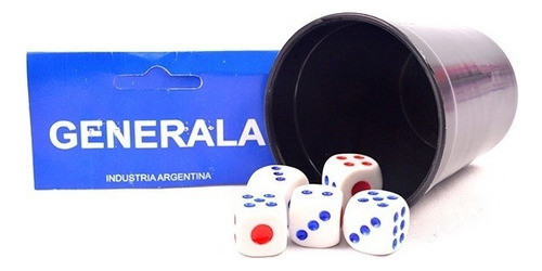 Generala Kit X3 Juego De Mesa Cubilete Dados Niños Diversion 1
