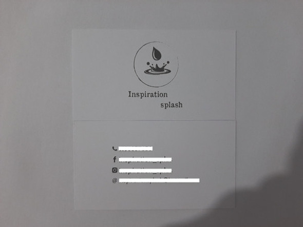 100 Tarjetas Personales Simple Faz Papel Brillo 1