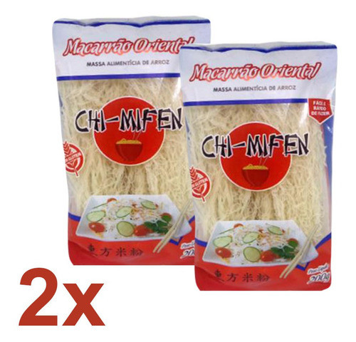 2 Macarrão Arroz Oriental Natural Chi-mifen 200g - Nature 0