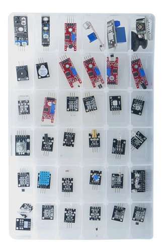 Kit 38 Sensores Desarrollo Raspberry Robotica  Para 0