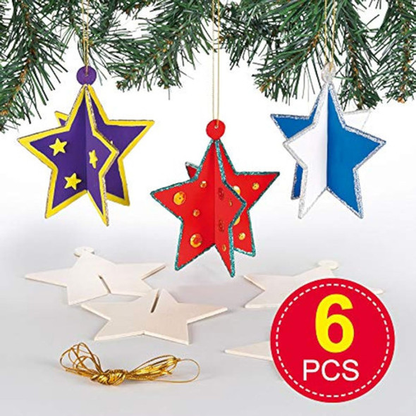 Baker Ross Ef927 - Árbol De Navidad De Madera 3d, 1 Baker Ross Ef927 - Árbol De Navidad De Madera 3d, 1