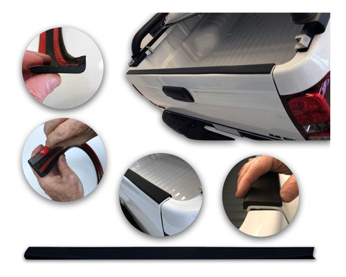 Accesorios Protector Borde Porton Vw Amarok 2022  Kenny 3m 0