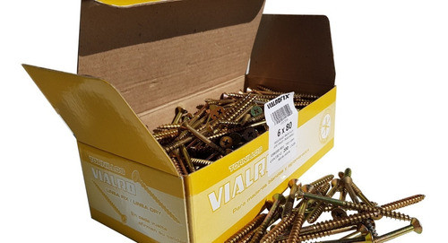 Tornillo Fix Autoperforante Madera 6,0 X 80 Caja X 200 Unid. 0