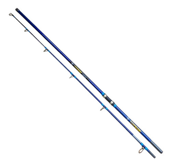 Caña Top Surf Azul Carbono 2 Tramos Frontal Lance 4.2 Mts 0