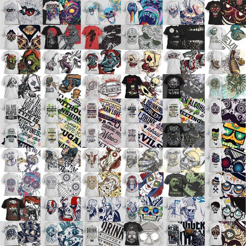 3000 Vectores Premium De Remeras Serigrafía Plotter Sublimar 1