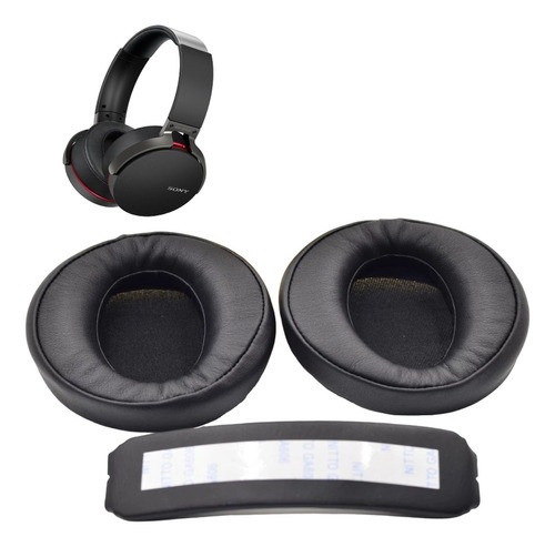 Kit Almofadas Compatíveis Sony Mdr Xb950bt Xb950b1 Xb950n1 0