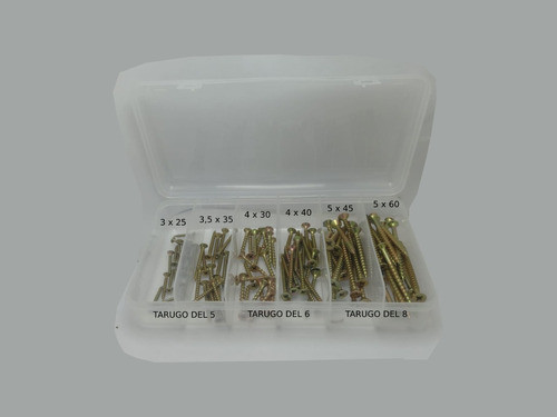 Pack Caja De Tornillos Tarugos 5 - Tarugos 6 -  Tarugos 8 1