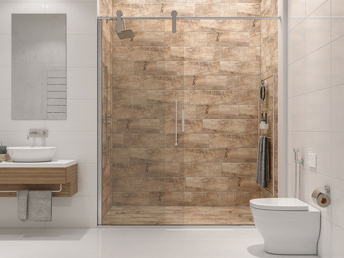 Ceramica Revestimiento Piso Pared 20x60 Castanho Madera 1