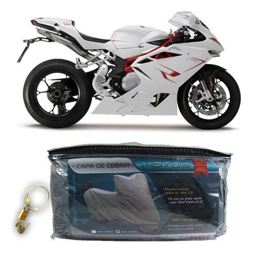 Capa Com Cadeado Para Cobrir Mv Agusta F4 1000 G(206) 0