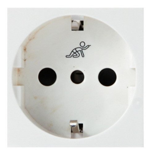 Tomacorriente Schuko 16a 250v Presta Blanco - 710137 0