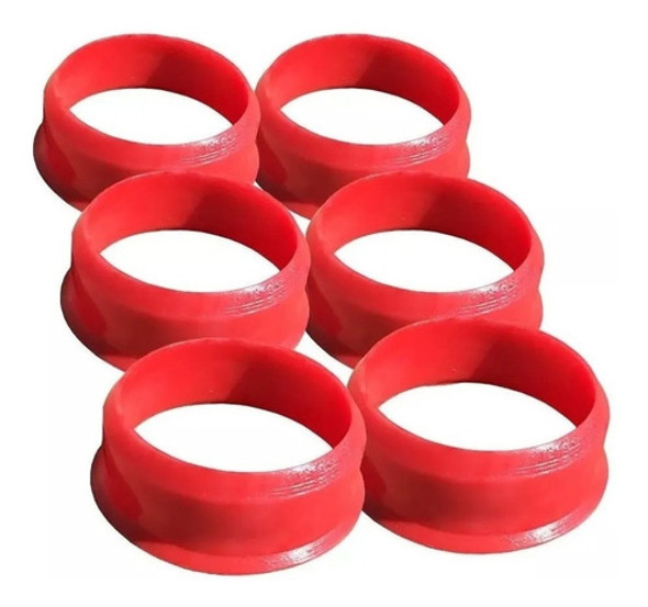 Caçapa 54mm Redonda Vermelha Plastica Mesa Sinuca Bilhar 0