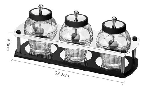 Frascos De Tempero Caixa De Tempero Potes 3 Potes De Tempero 1