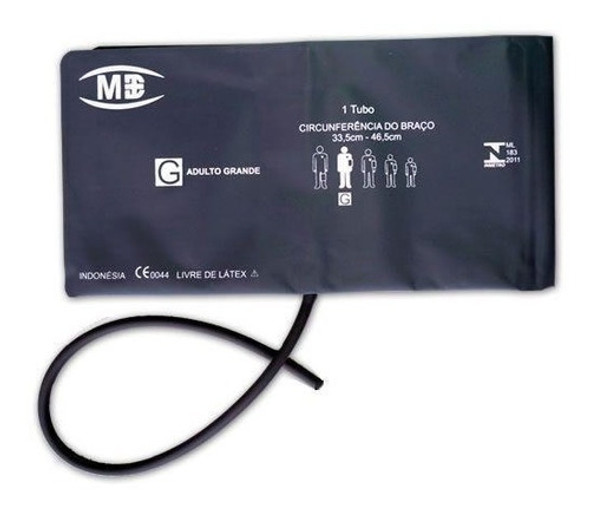 Braçadeira 1 Tubo Adulto Grande Livre De Látex Md 0