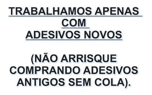 Adesivos  Advertência Honda Cbx 750 - Frete Grátis 1