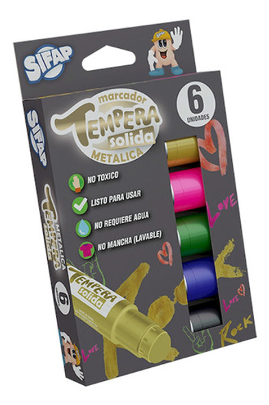 Tempera Sifap Solida Metalica X 6 0