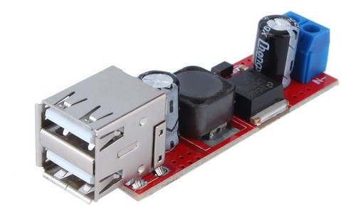 Regulador De Voltaje - Cargador Usb Doble - In 6-40v Out 5v 0