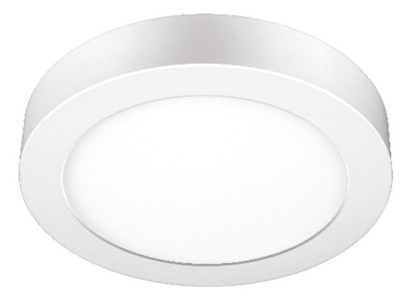 Luminária Painel Led Sobrepor Redonda 18w 6500k Fria Elgin 0