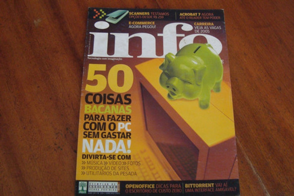 Revista Info Exame Abril 226 2005 / 50 Coisas Bacanas Com Pc 0