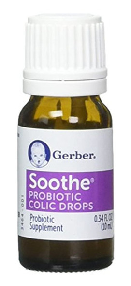 Gerber Soothe Baby Probiotic Colic Drops 034 Onza Líquida 0
