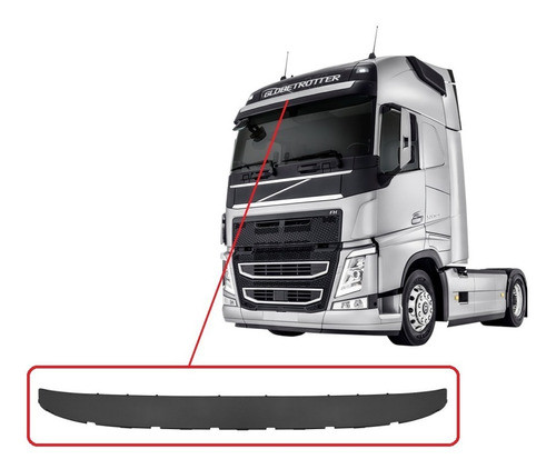 Friso Largo Quebra-sol Volvo Fh/fm 0