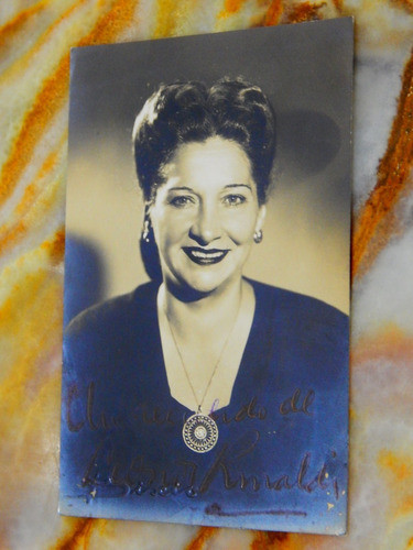 Leonor Rinaldi Fotografia Firmada Original Autografiada 0
