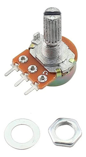 Potenciometro 2k Ohms Lineal Pote 20mm B2k Arduino Nubbeo 0