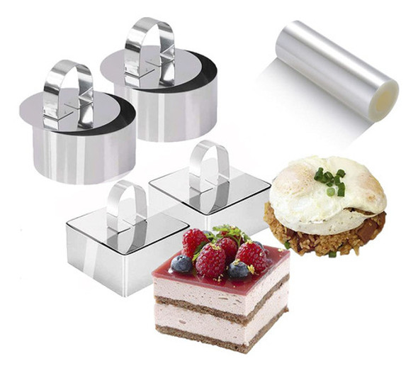 Juego De Moldes Para Comida Datanya, Paquete De 9 Con Collar 0 Juego De Moldes Para Comida Datanya, Paquete De 9 Con Collar 0