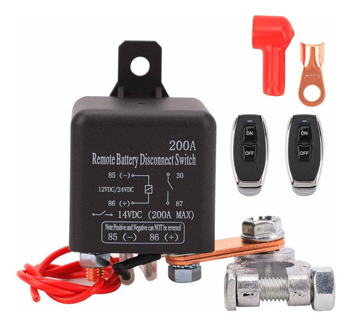 Interruptor Remoto De Desconexão De Bateria 360a Starting Cu 0