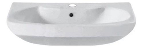 Lavatorio Para Columna 1 Agujero Roca Dama Senso Blanco 0