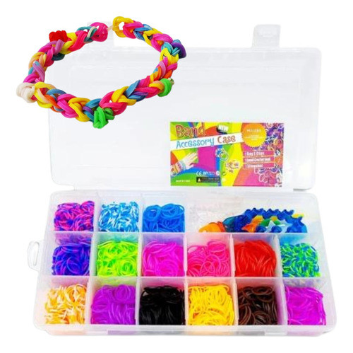 Set Para Hacer Pulseras Gomitas Juguetes Para Niños Niñas 0