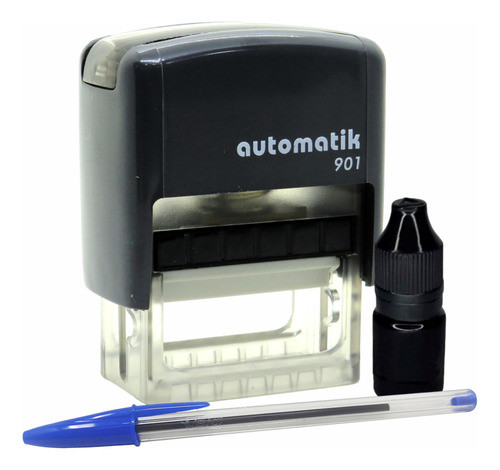 Sello Automático Automatik 901 Con Texto Hasta 4 Lineas 0