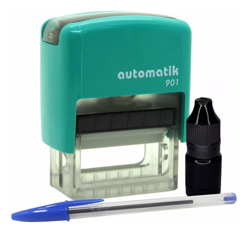 Sello Automático Automatik 901 Con Texto Hasta 4 Lineas 0