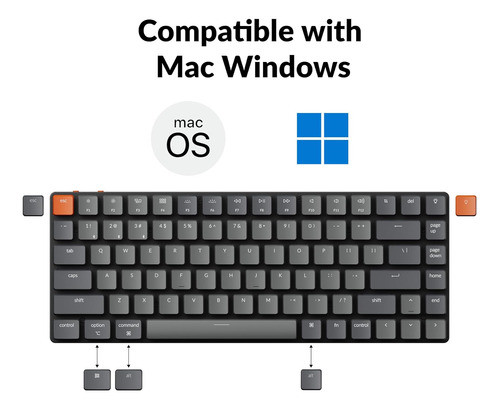 Keychron K3 Ultra Delgado 84 Teclas Iluminación Led Blanca 1