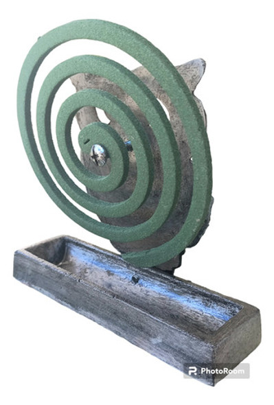 Porta Espiral Y Sahumerio De Aluminio (búho) 1 Porta Espiral Y Sahumerio De Aluminio (búho) 1