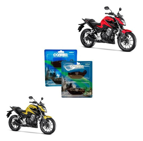 Kit Pastilha Freio Diant E Tras Cb 300f 2023 2024 C/ Cbs 0