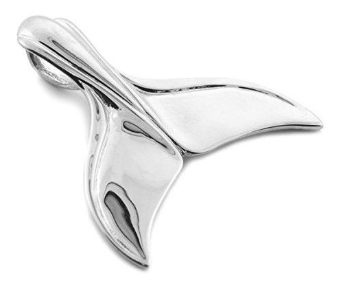 Plata De Ley 925 Cola De Ballena Colgante 0