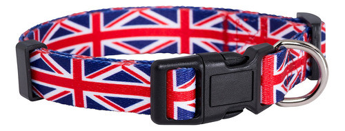 Collar De Perro Nativo Jack Union Jack- Collar De Perro De B 0
