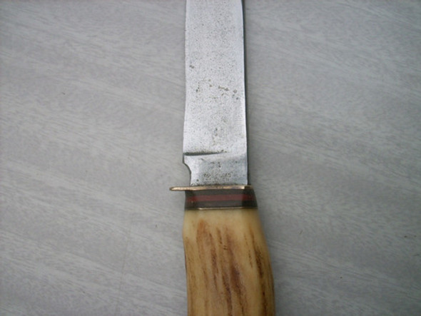 Antiguo Cuchillo Robert Klaas Solingen Alemania 12,6 Cm Caza 1