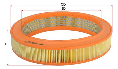 Filtro Aire Volkswagen Parati G1 Iii 1.8 Nafta 1991 Al 1994 0