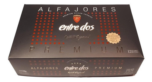 Alfajores Premium Entre Dos - Whisky Y Crocante Maní Caj X12 0