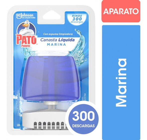 Canasta Líquida Inodoro Pato Marina Aparato + Repuesto X 3 U 1