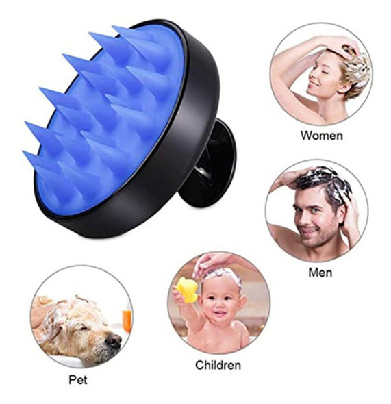3un Escova Massageadora Couro Cabeludo Anti Caspa Anti Queda 1 3un Escova Massageadora Couro Cabeludo Anti Caspa Anti Queda 1