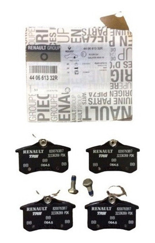 Pastilhas De Freio - Traseiras Renault Megane Sedan 2007 A 2 0