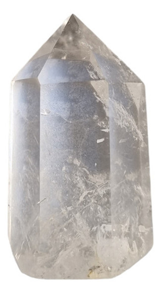 Punta Facetada Cuarzo Cristal Pulido Reiki Tameana Importado 0