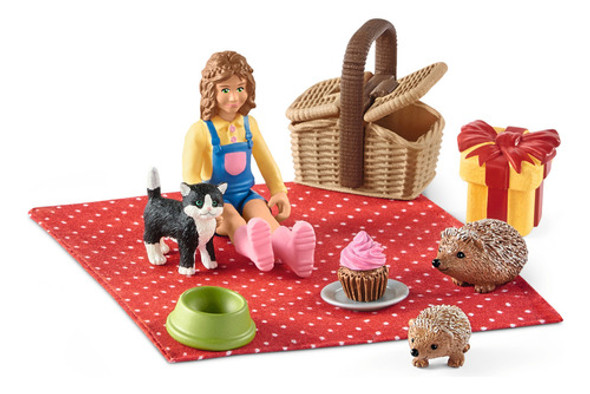 Set Picnic De Cumpleaños Schleich Farm World Realista Tx 0 Set Picnic De Cumpleaños Schleich Farm World Realista Tx 0