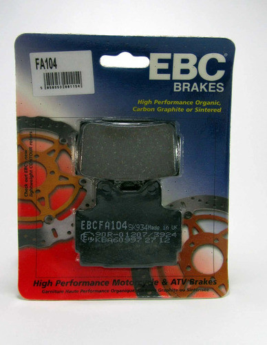 Pastilla Freno Ebc Fa104 Yamaha Fzx 250 Zeal 91-92 R 1